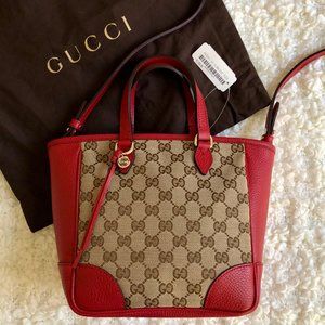 Gucci Bree Small Monogram Crossbody Tote Bag